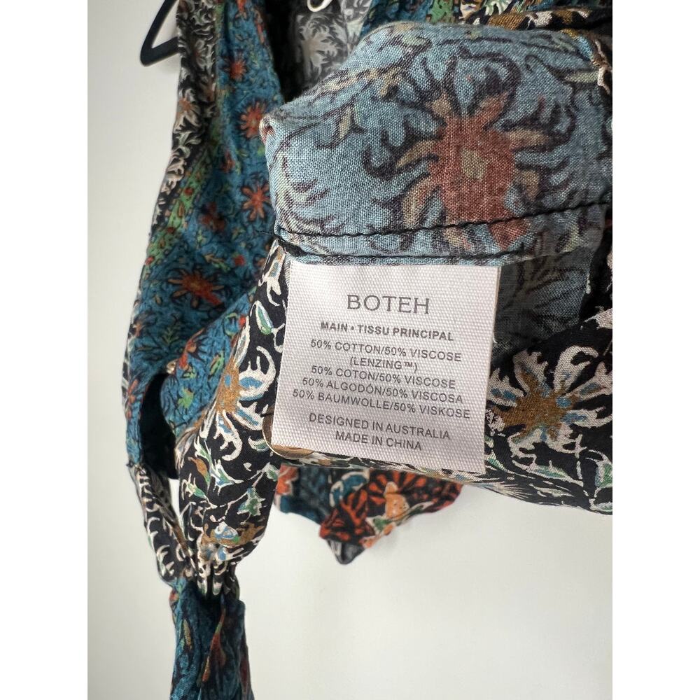 Boteh Boho Matching Shorts & Top Set Size Xs - image 7